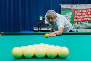 В Оренбурге собрались сильнейшие бильярдисты России